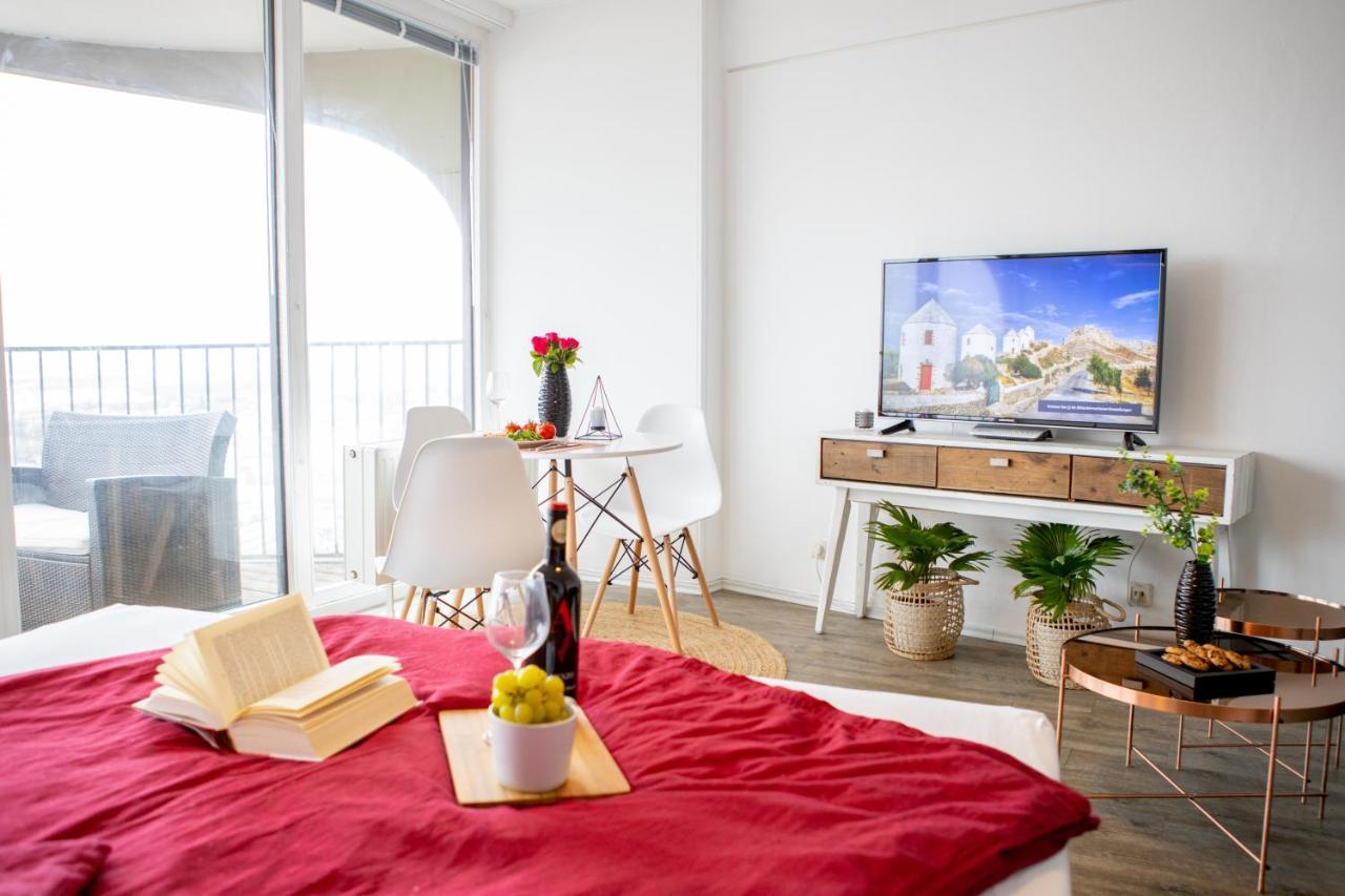 Modernes Apartment Mit Tollem Blick Ueber Die Stadt Augsburg Bagian luar foto